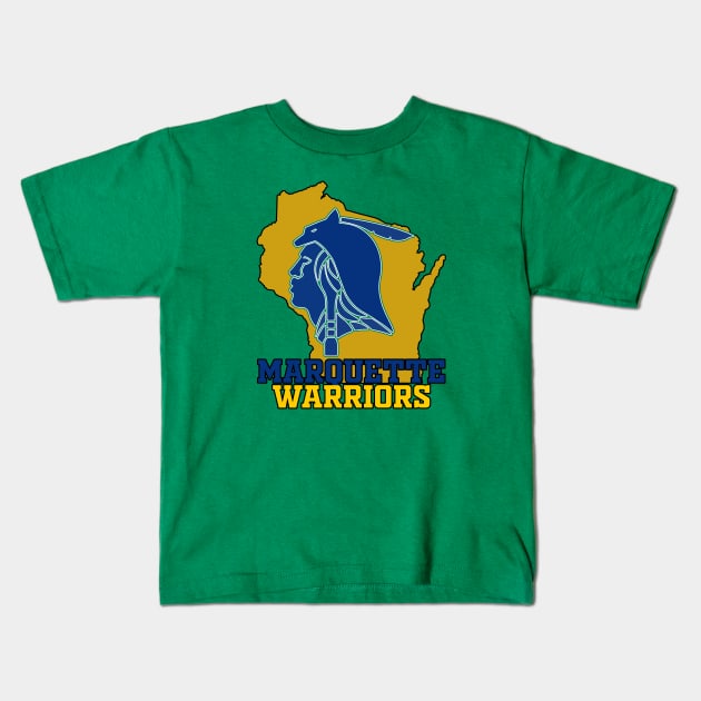 Marquette Warriors Kids T-Shirt by Geraldines